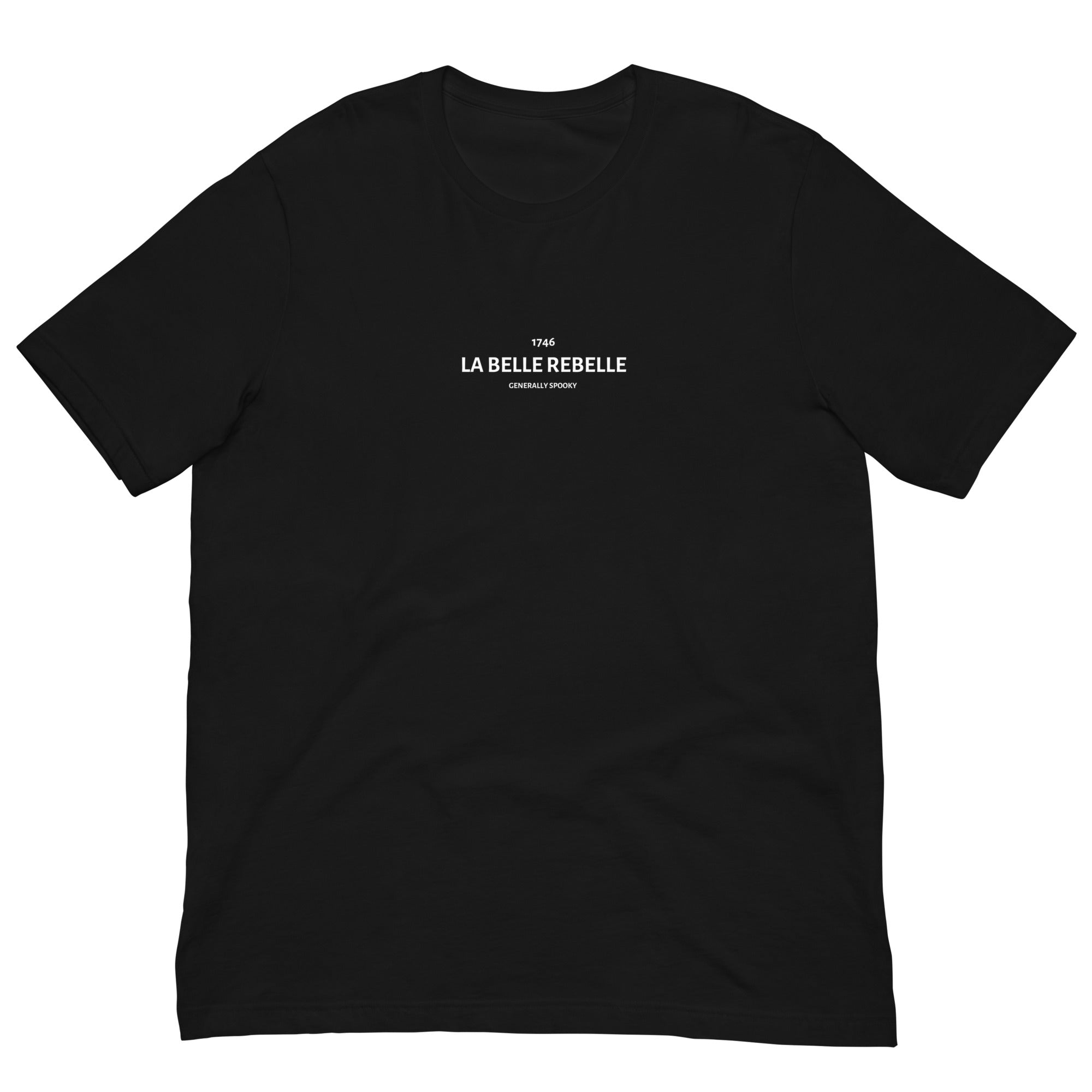 La Belle Rebelle Black Staple T-Shirt - Unisex