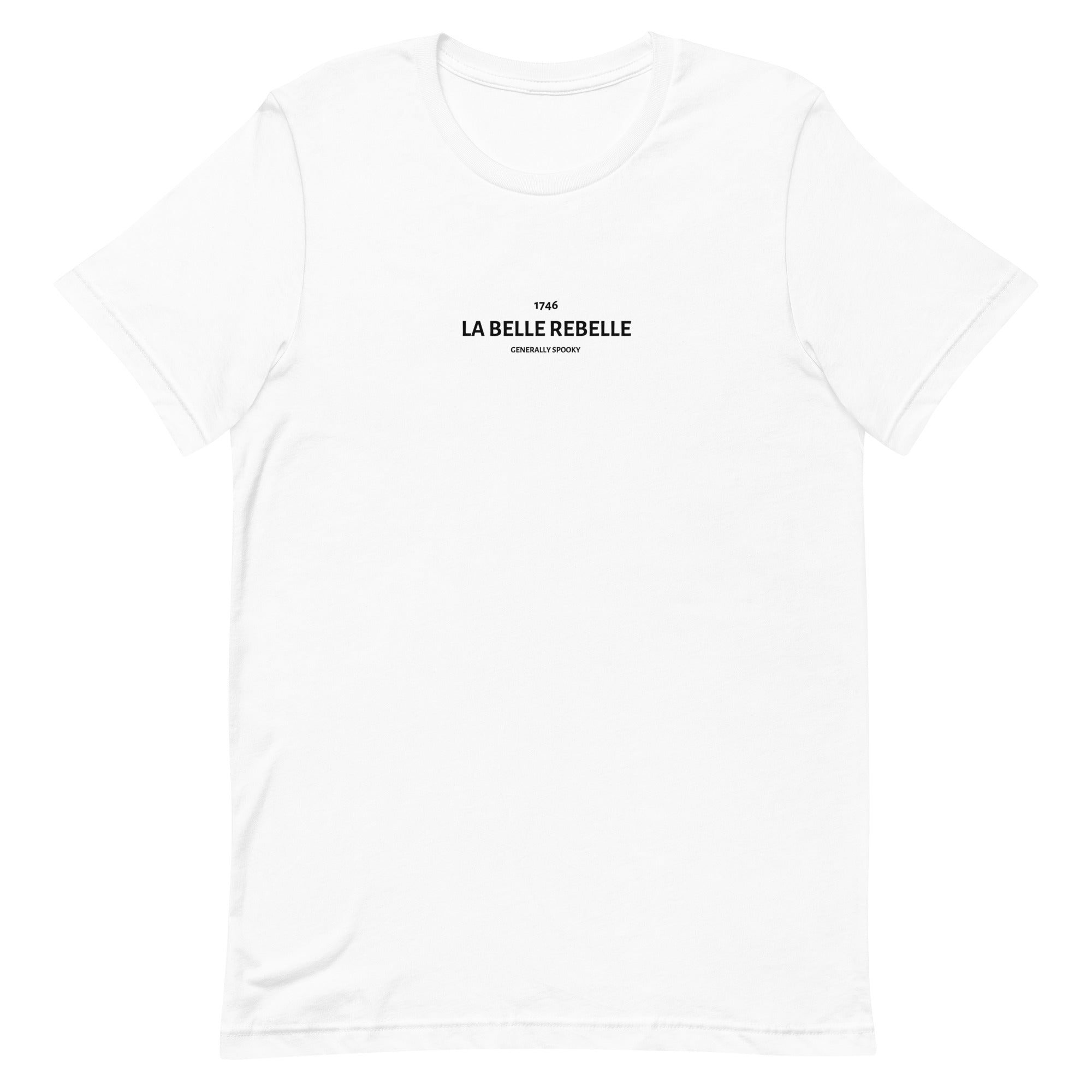 La Belle Rebelle White Staple T-Shirt - Unisex